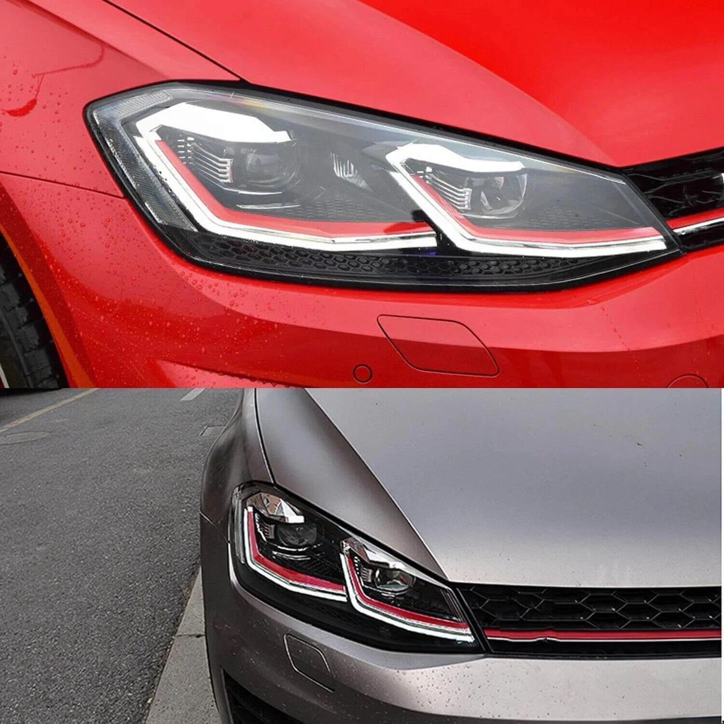 VOLL LED Scheinwerfer Für VW Golf 7.5 MK7.5 2017-2021 Passt Halogen Version Tüv